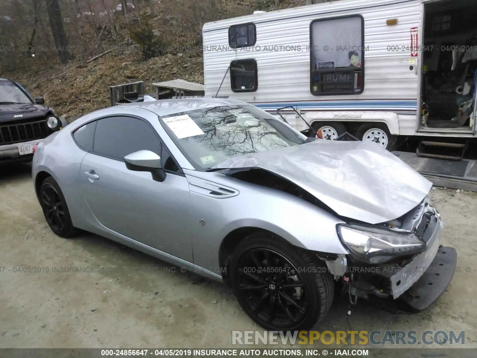 1 Photograph of a damaged car JF1ZNAA16K8700833 TOYOTA 86 2019