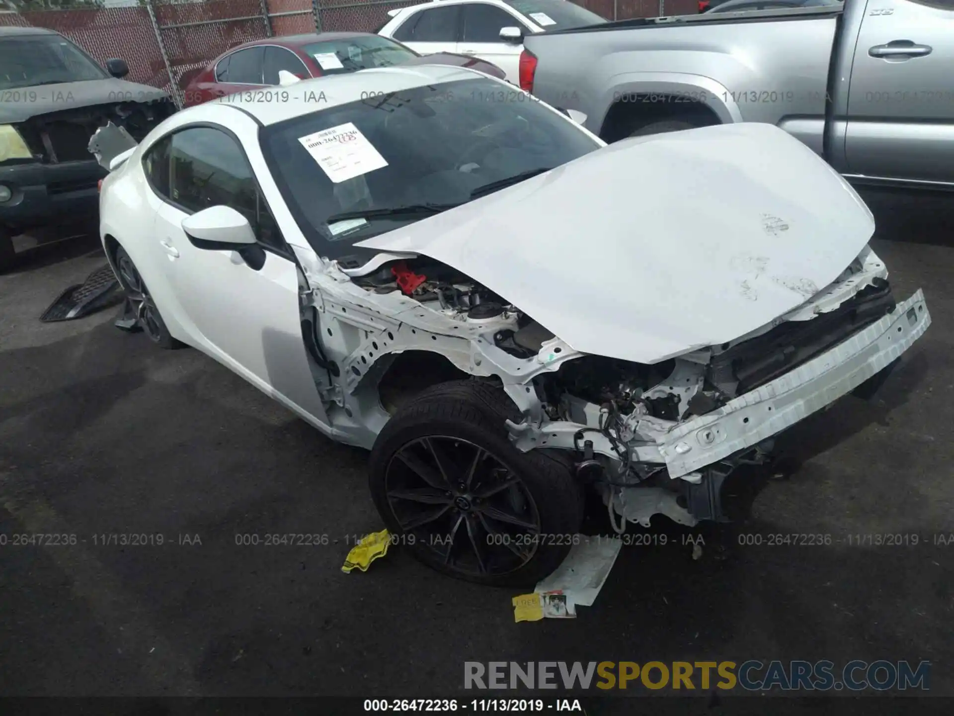 1 Photograph of a damaged car JF1ZNAA16K8702436 TOYOTA 86 2019