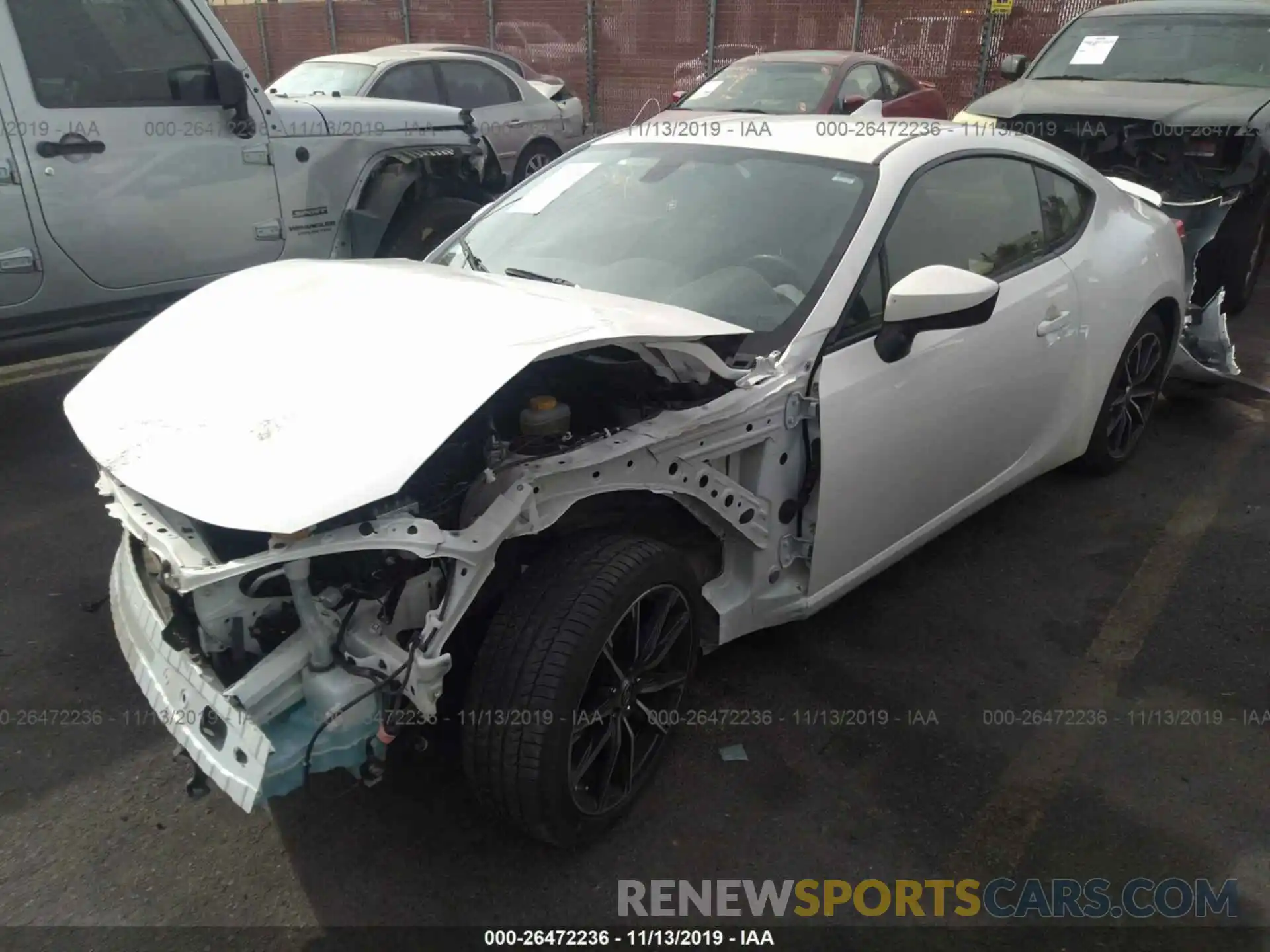 2 Photograph of a damaged car JF1ZNAA16K8702436 TOYOTA 86 2019