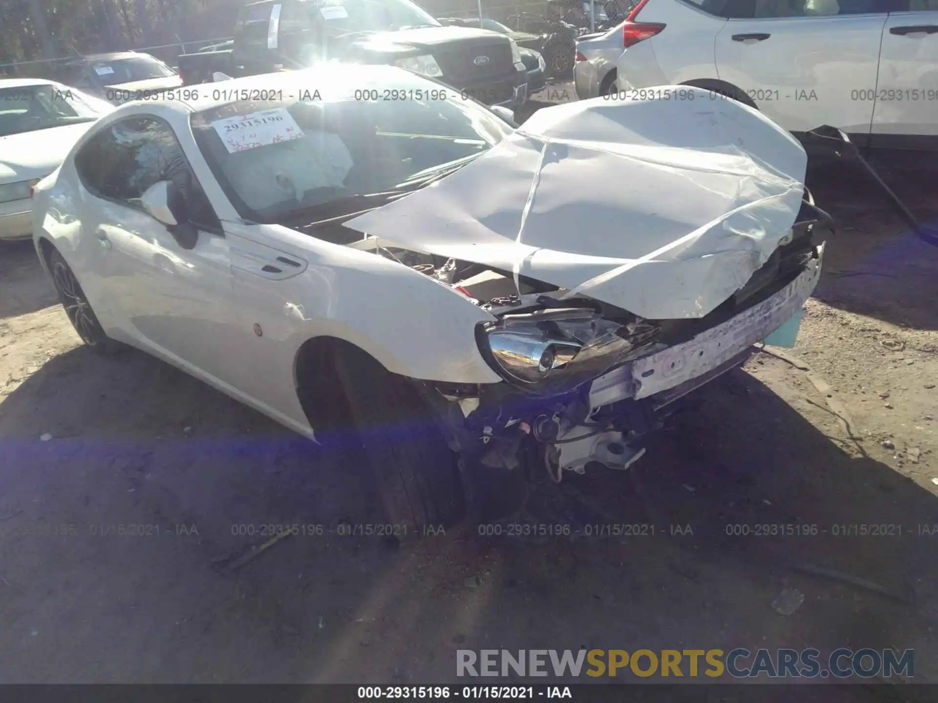 1 Photograph of a damaged car JF1ZNAA17K8701957 TOYOTA 86 2019