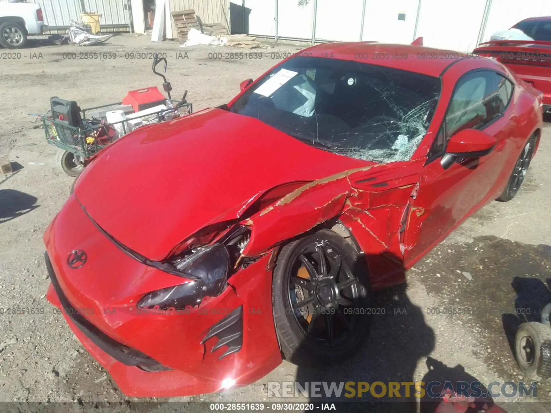 2 Photograph of a damaged car JF1ZNAA17K9704190 TOYOTA 86 2019