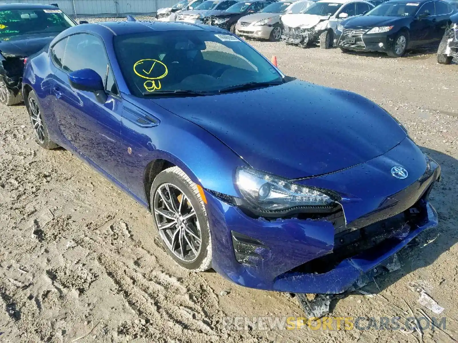 1 Photograph of a damaged car JF1ZNAA18K8703779 TOYOTA 86 2019