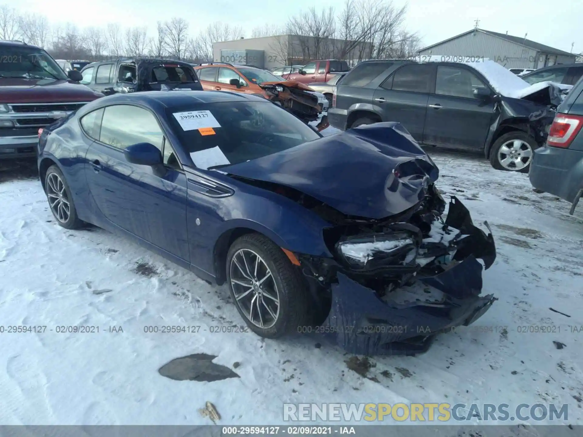 1 Photograph of a damaged car JF1ZNAA18K9701573 TOYOTA 86 2019