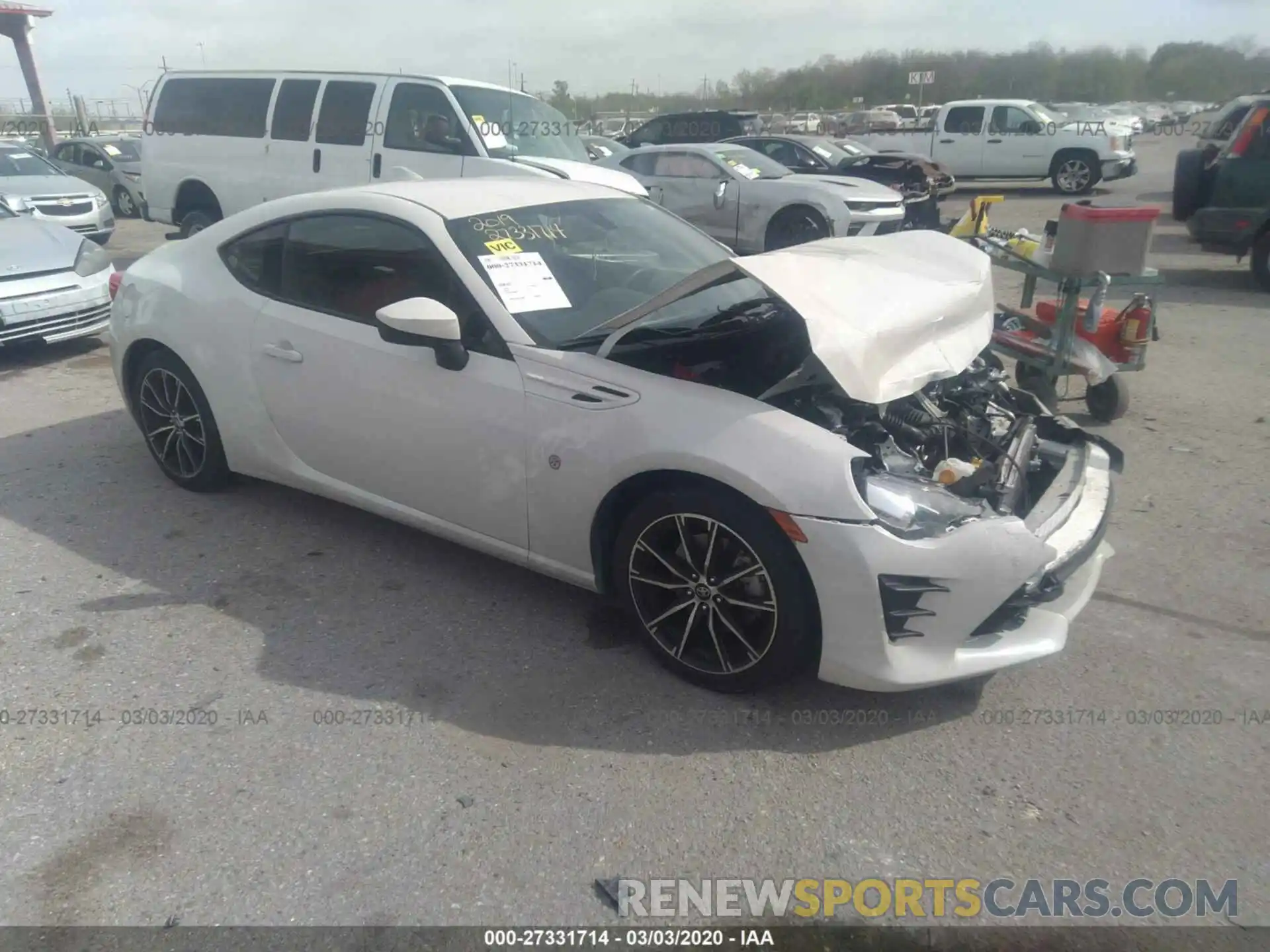 1 Photograph of a damaged car JF1ZNAA19K8701104 TOYOTA 86 2019