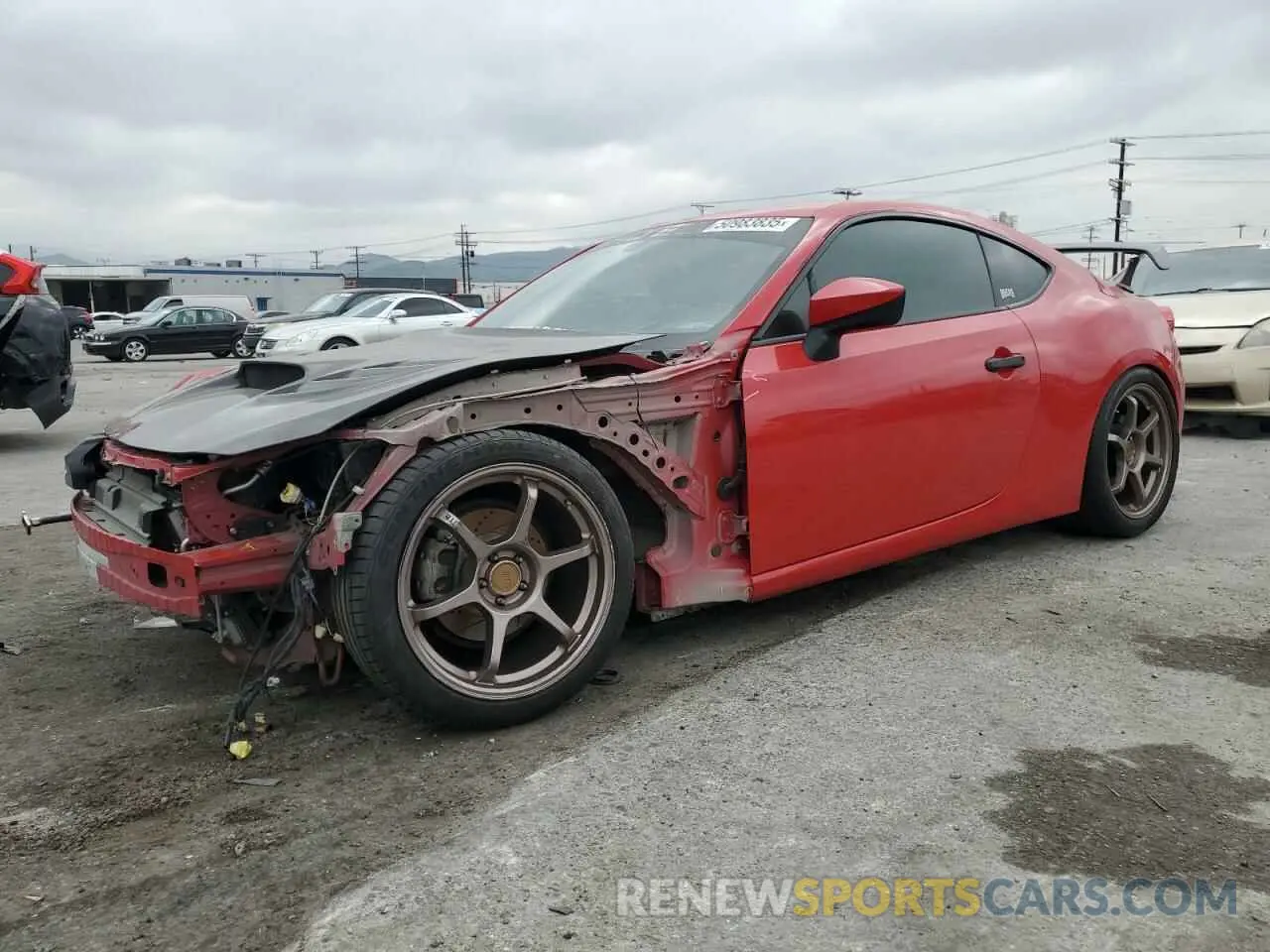 1 Photograph of a damaged car JF1ZNAE10K8703303 TOYOTA 86 2019