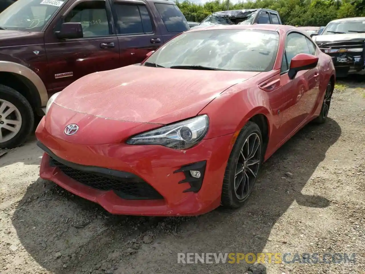 2 Photograph of a damaged car JF1ZNAE11K8704153 TOYOTA 86 2019