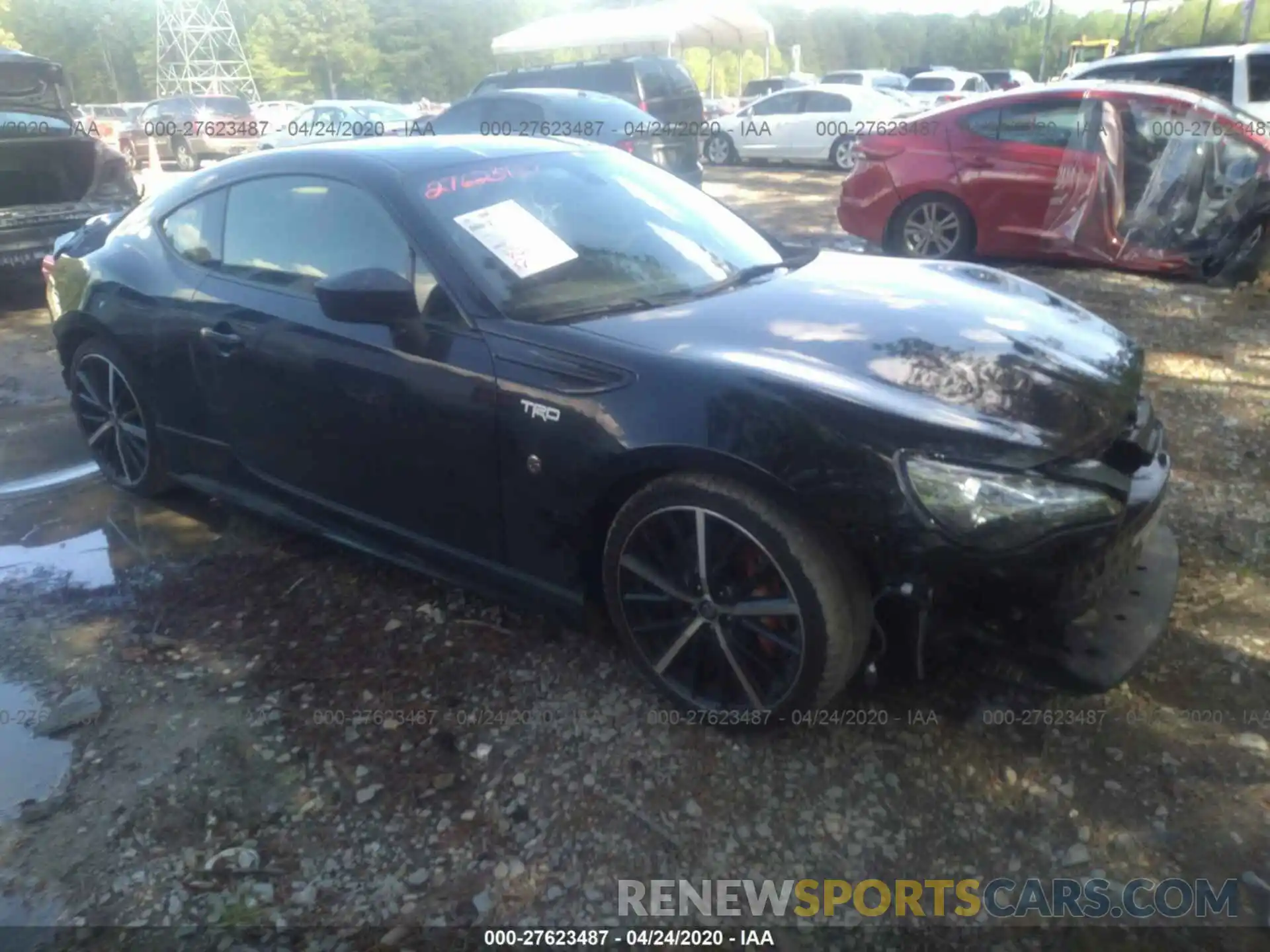 1 Photograph of a damaged car JF1ZNAE15K9701332 TOYOTA 86 2019