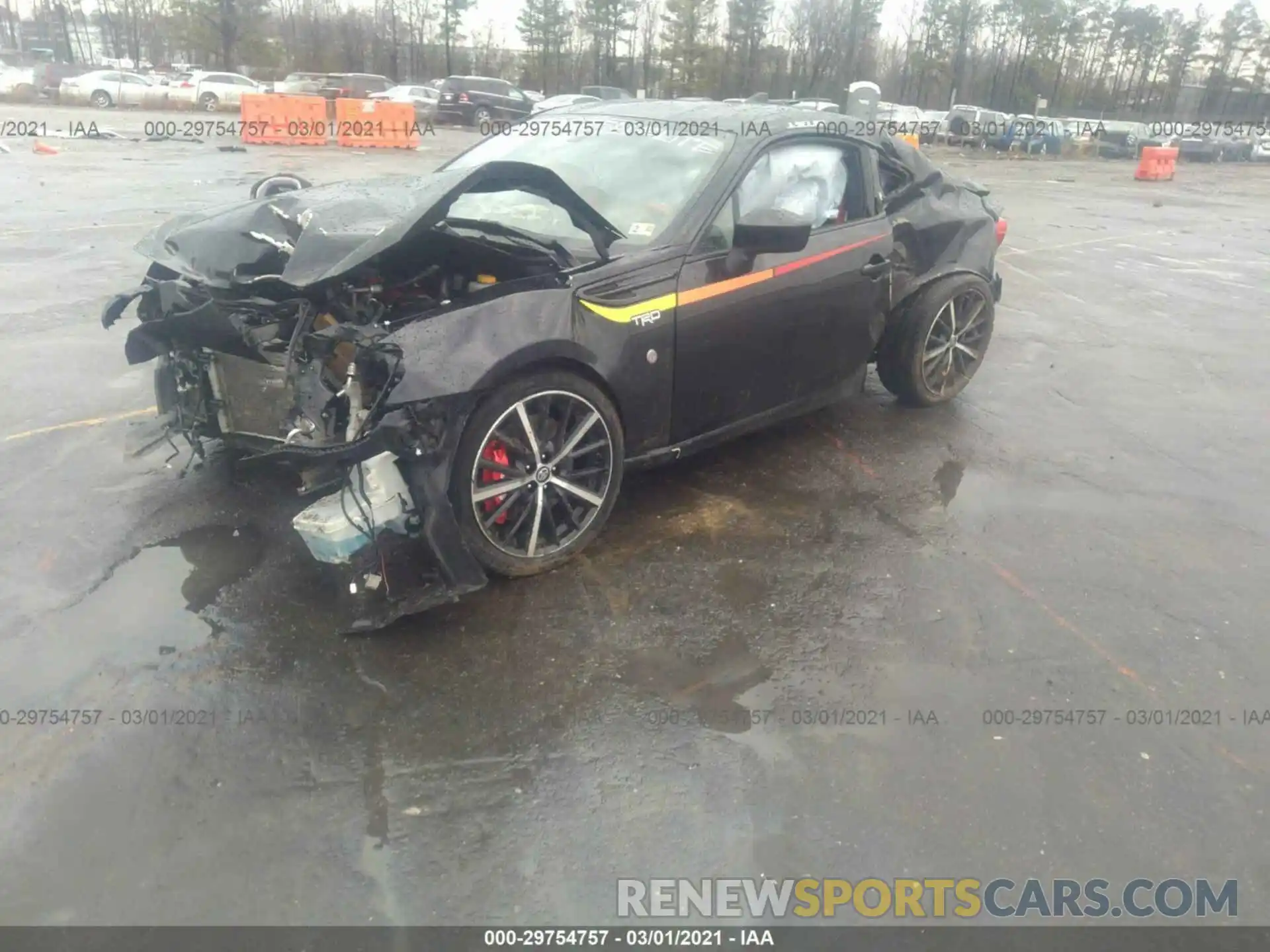 2 Photograph of a damaged car JF1ZNAE15K9702836 TOYOTA 86 2019