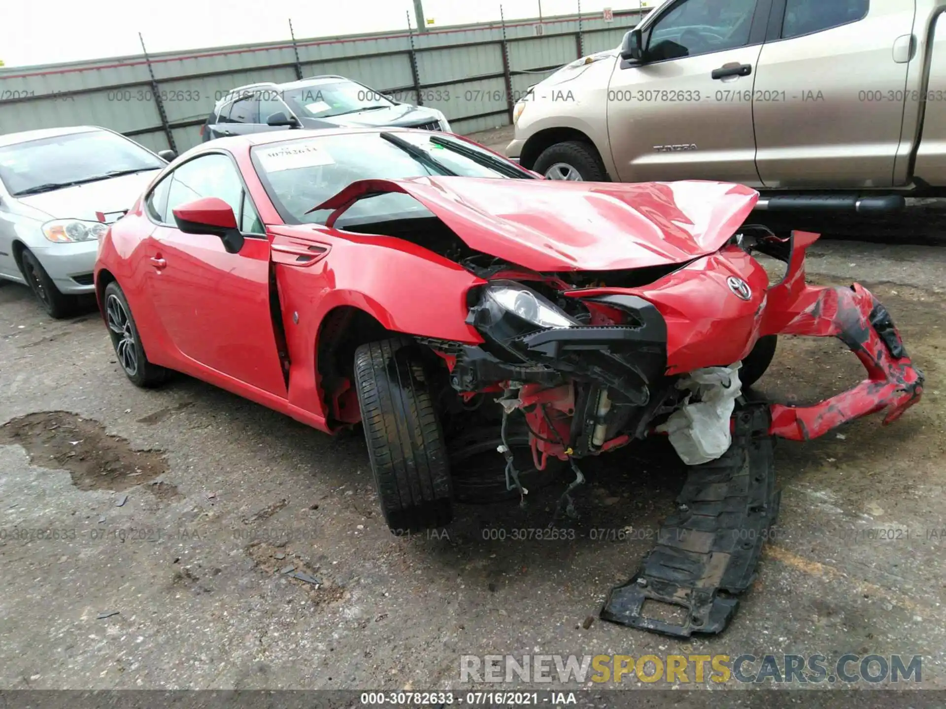 1 Photograph of a damaged car JF1ZNAE16K8700468 TOYOTA 86 2019