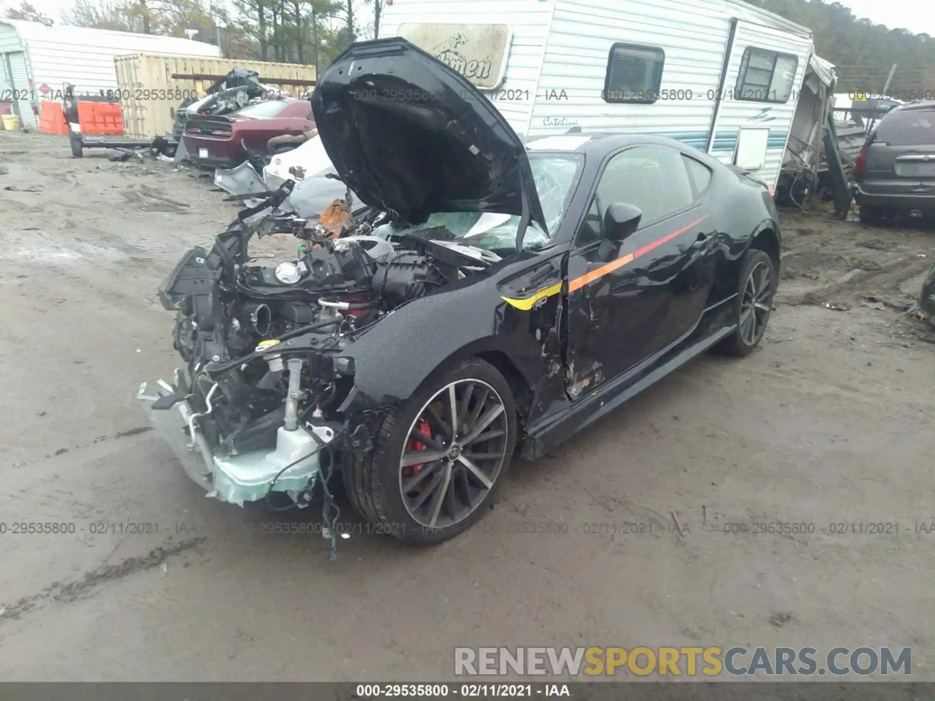 2 Photograph of a damaged car JF1ZNAE16K9701551 TOYOTA 86 2019