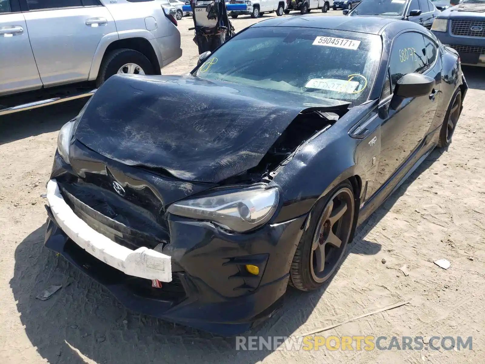 2 Photograph of a damaged car JF1ZNAE17K9701283 TOYOTA 86 2019