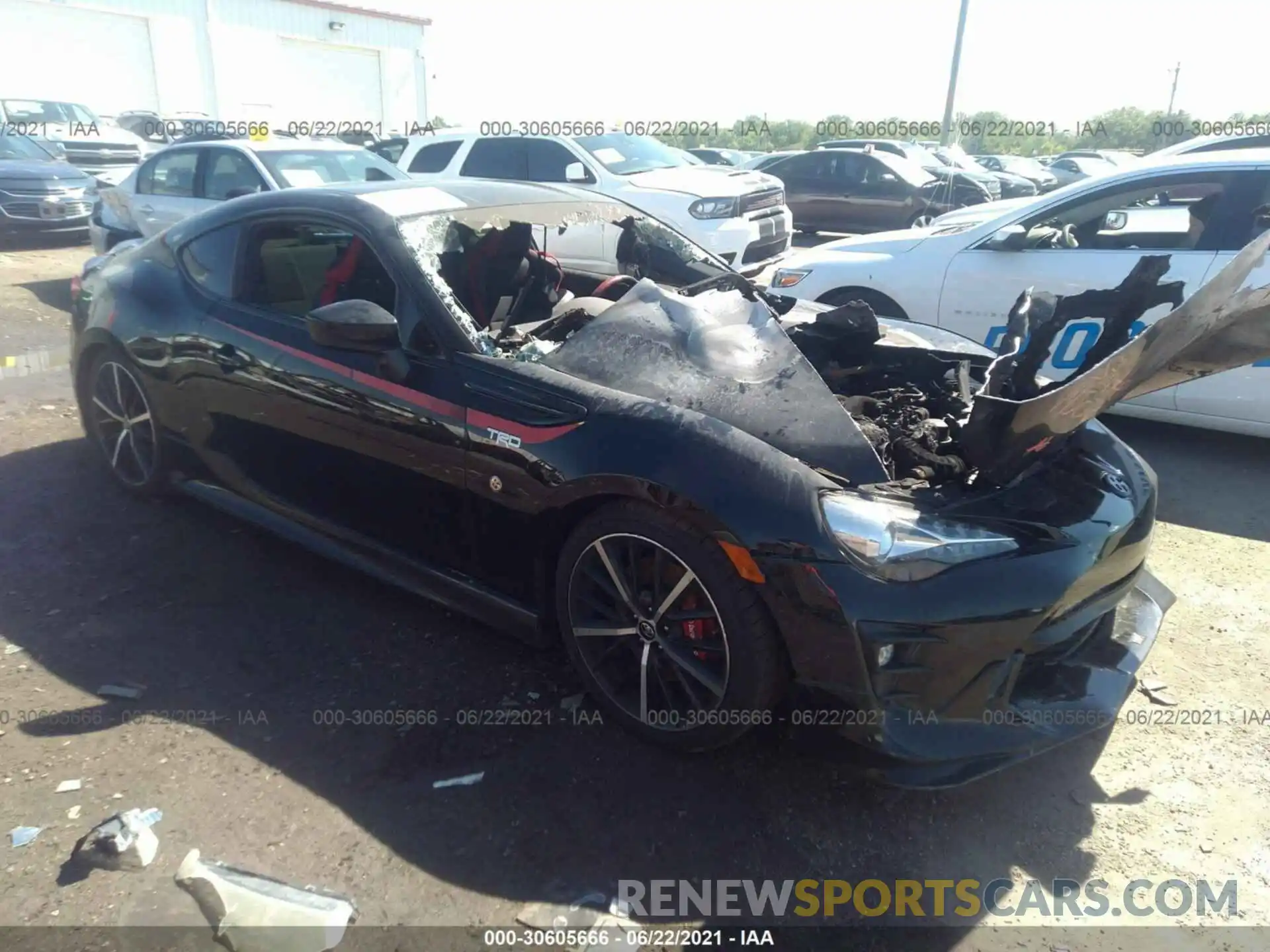 1 Photograph of a damaged car JF1ZNAE17K9701803 TOYOTA 86 2019