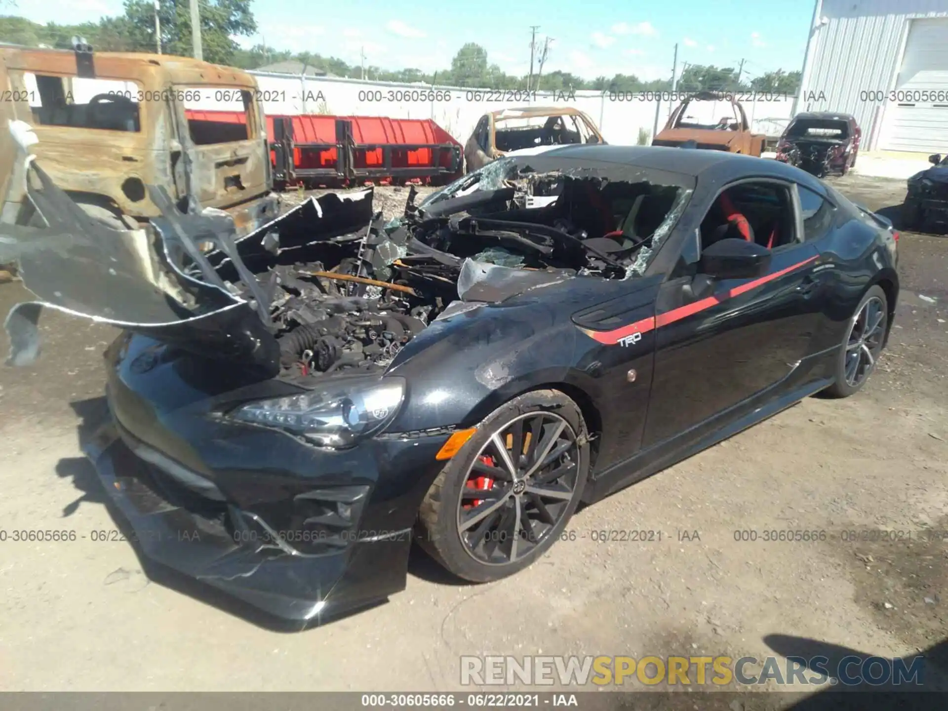 2 Photograph of a damaged car JF1ZNAE17K9701803 TOYOTA 86 2019