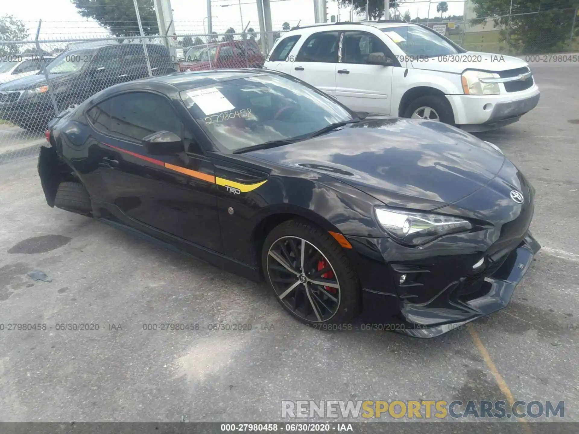 1 Photograph of a damaged car JF1ZNAE18K9701339 TOYOTA 86 2019