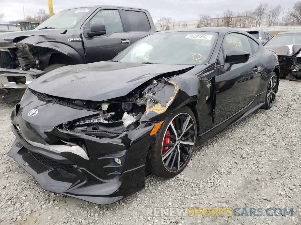 2 Photograph of a damaged car JF1ZNAE18K9702734 TOYOTA 86 2019