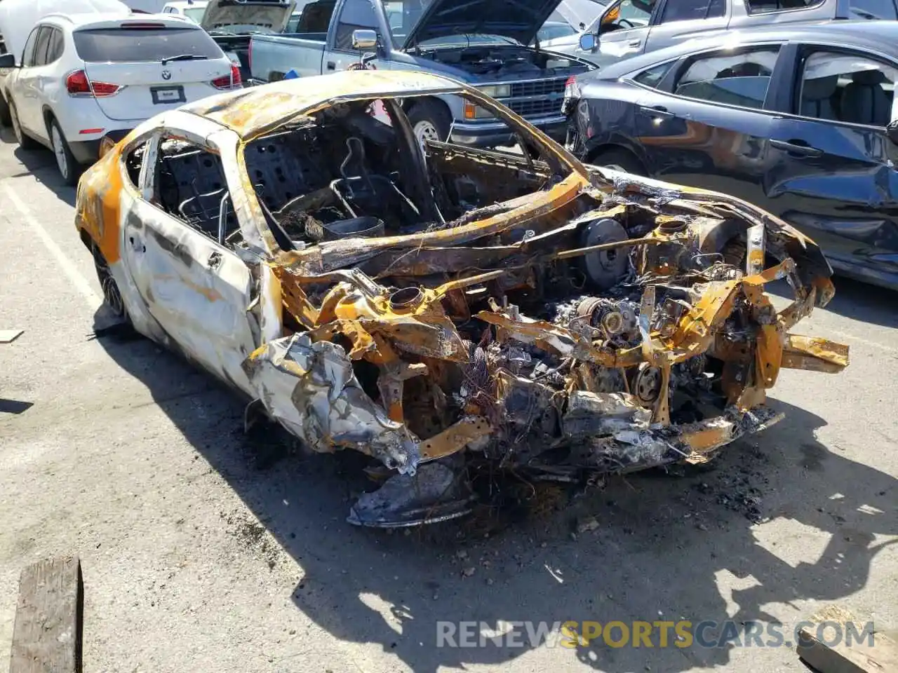 1 Photograph of a damaged car JF1ZNAE18K9703513 TOYOTA 86 2019