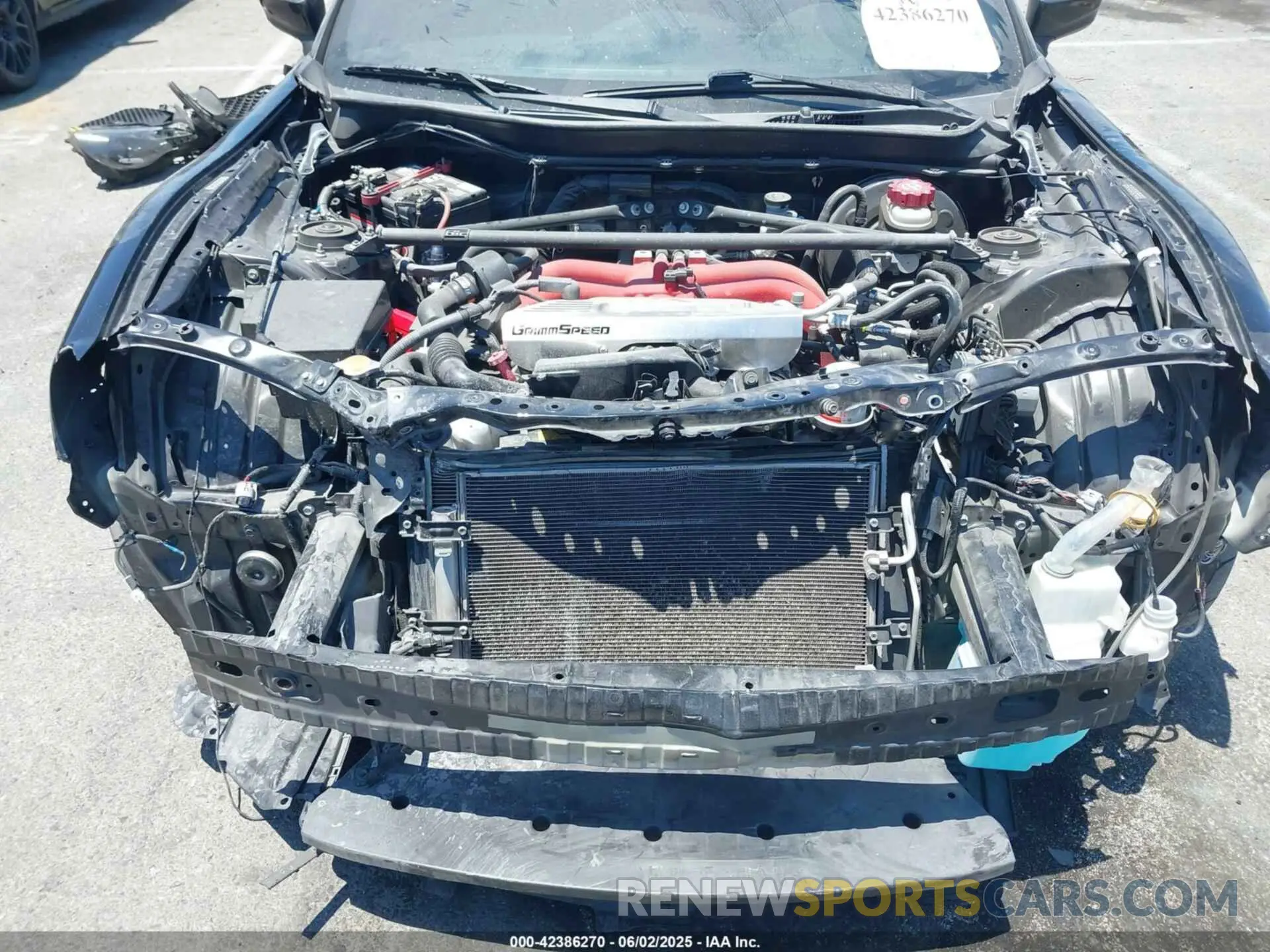 6 Photograph of a damaged car JF1ZNAE19K9700569 TOYOTA 86 2019