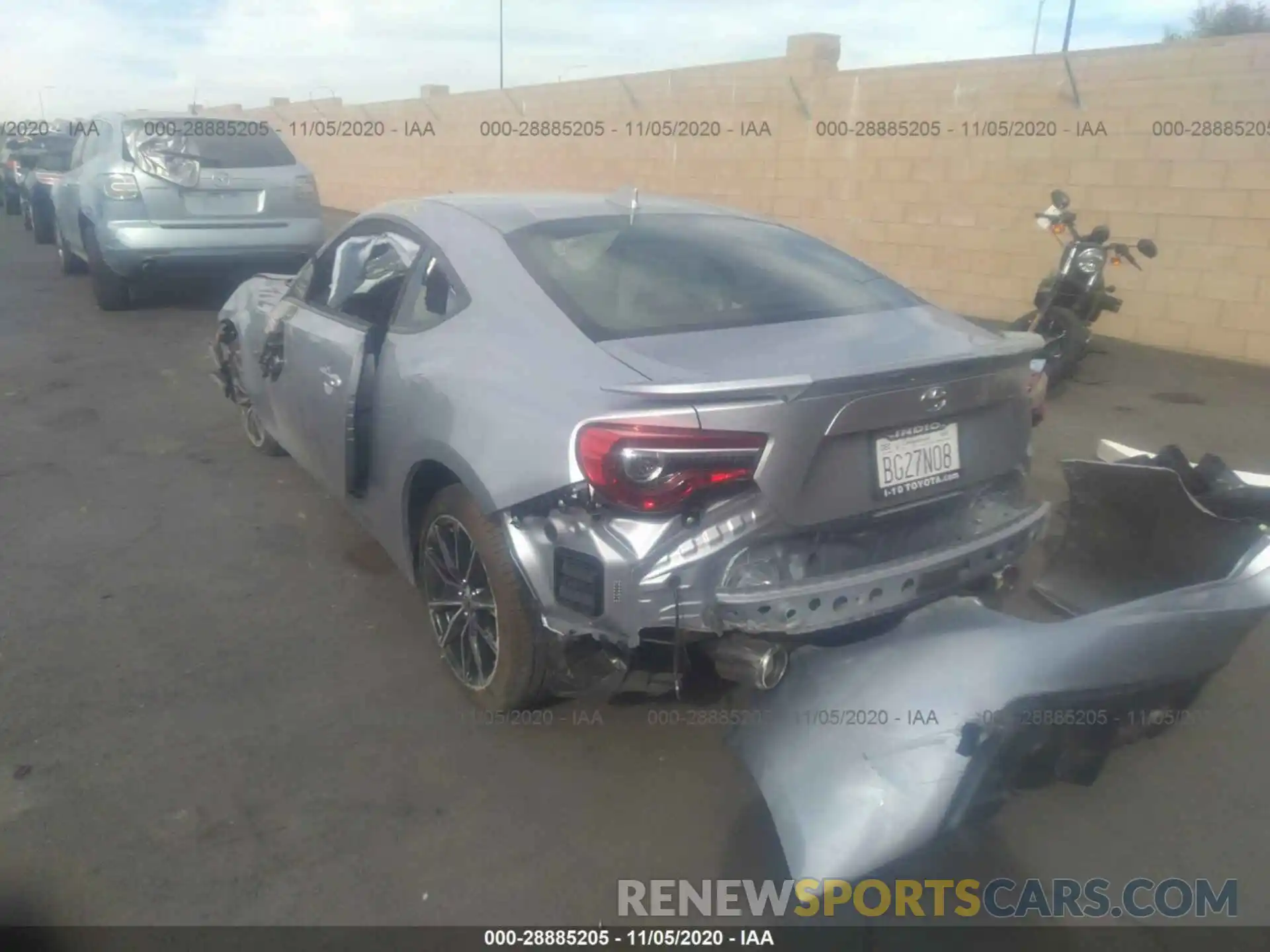 3 Photograph of a damaged car JF1ZNAA12L8752879 TOYOTA 86 2020