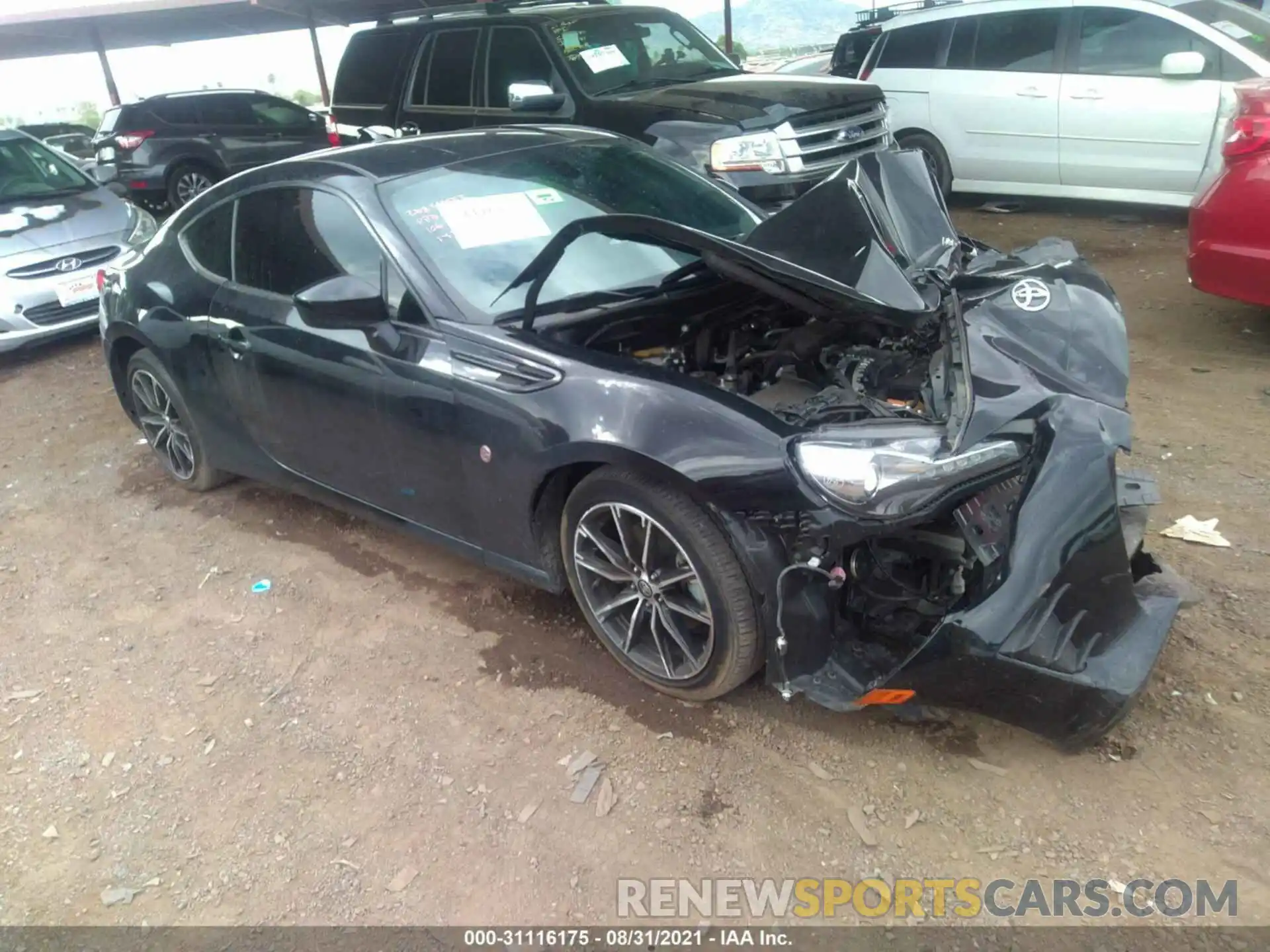 1 Photograph of a damaged car JF1ZNAA14L8751474 TOYOTA 86 2020