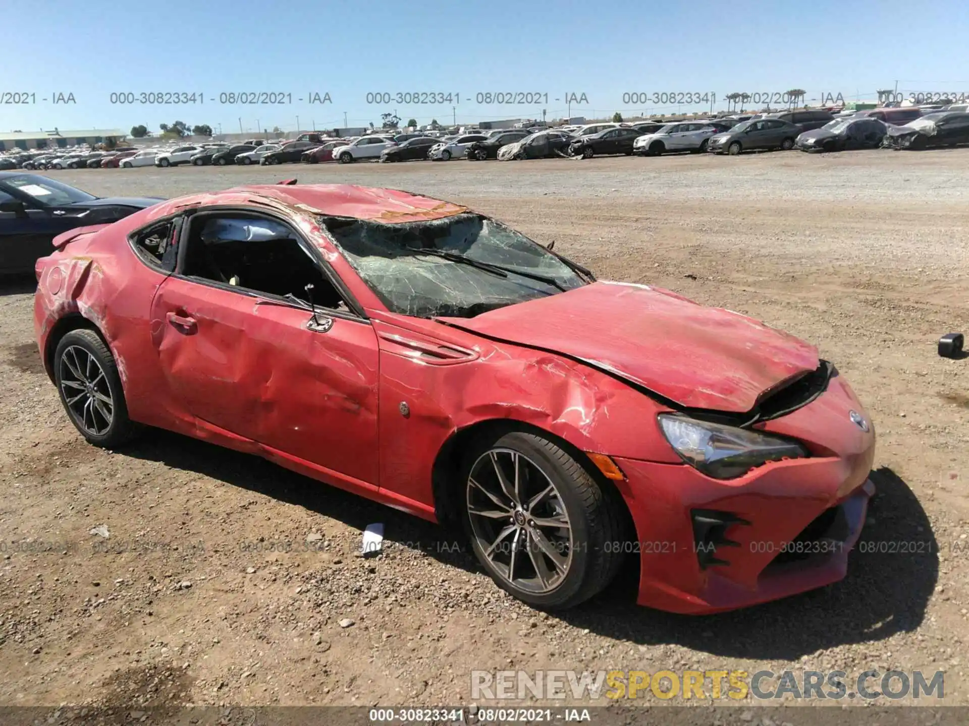 1 Photograph of a damaged car JF1ZNAA18L8751722 TOYOTA 86 2020