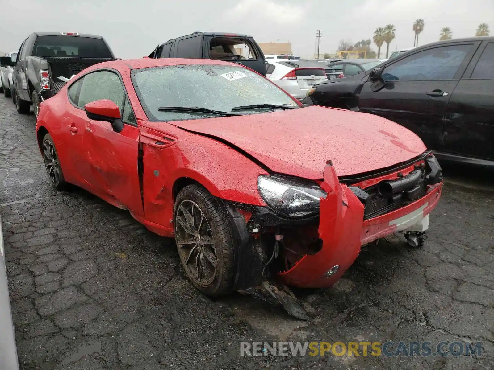 1 Photograph of a damaged car JF1ZNAA18L8752871 TOYOTA 86 2020