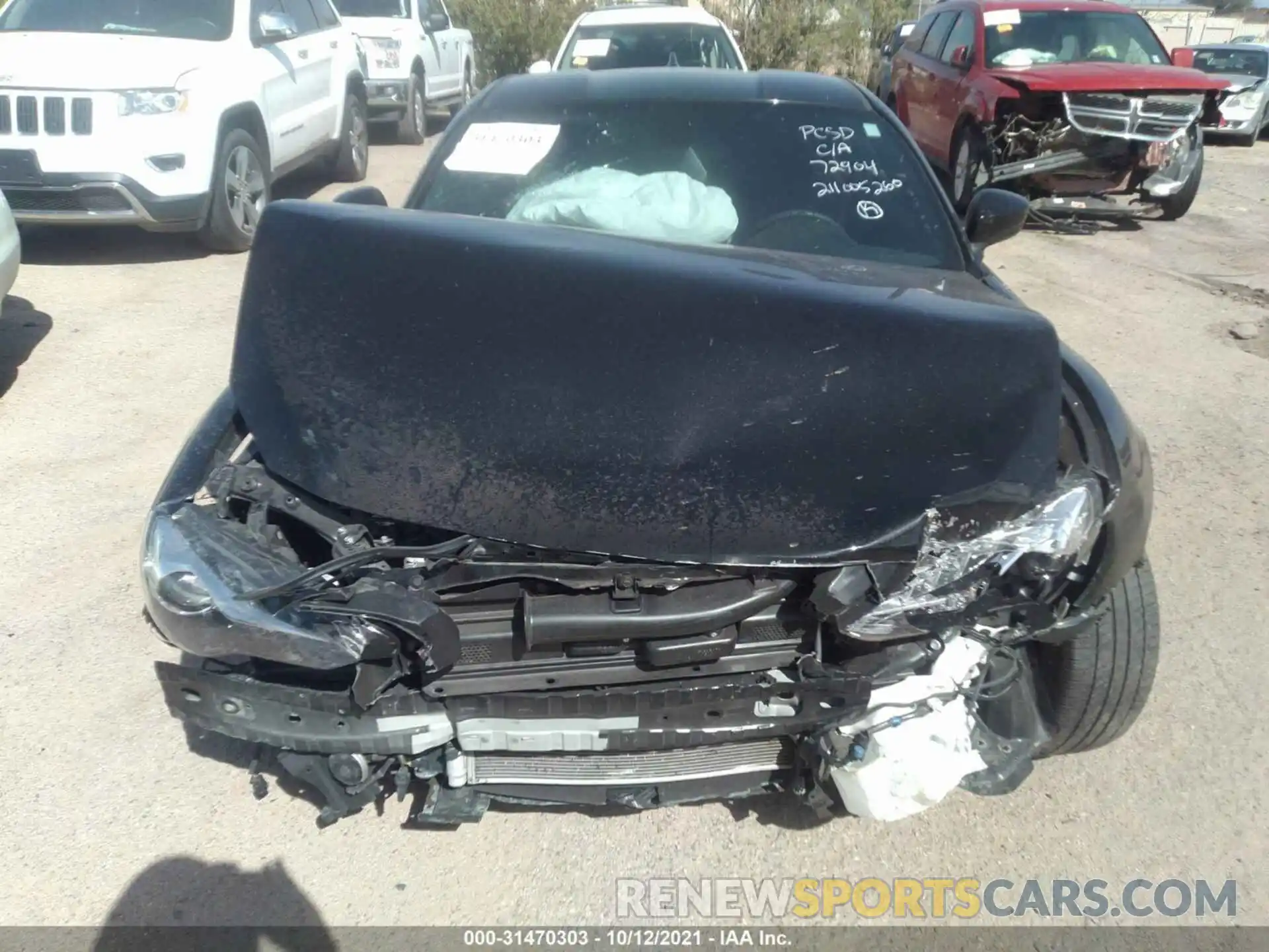 6 Photograph of a damaged car JF1ZNAE11L8753791 TOYOTA 86 2020