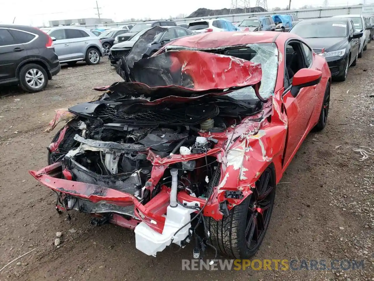 2 Photograph of a damaged car JF1ZNAE17L8752919 TOYOTA 86 2020