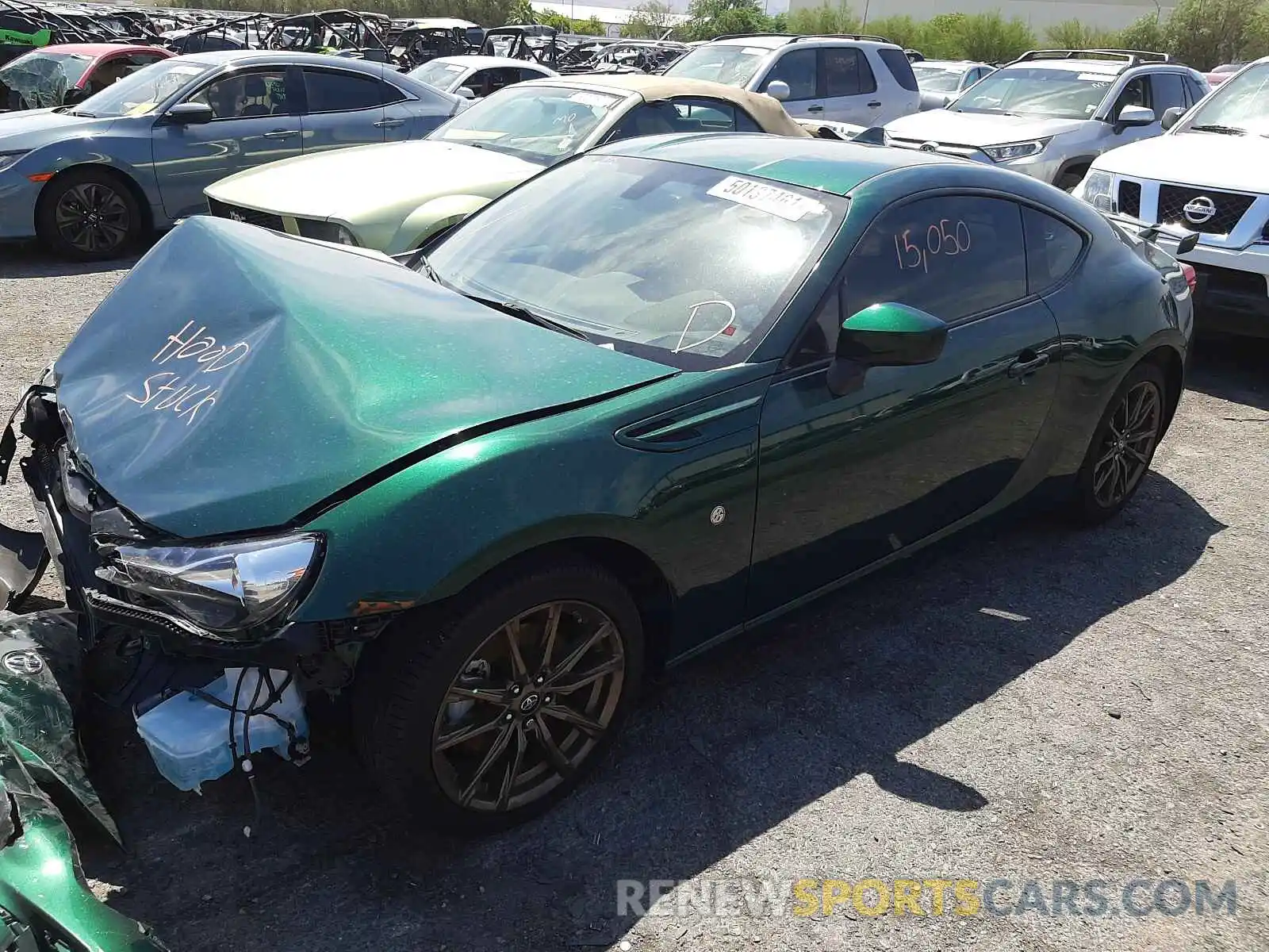 2 Photograph of a damaged car JF1ZNAE18L8750550 TOYOTA 86 2020