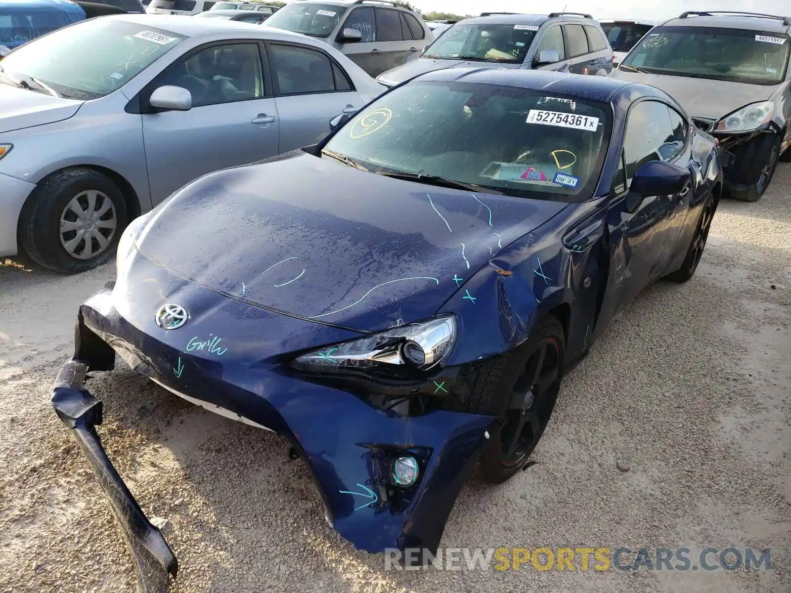 2 Photograph of a damaged car JF1ZNAE19L8751559 TOYOTA 86 2020