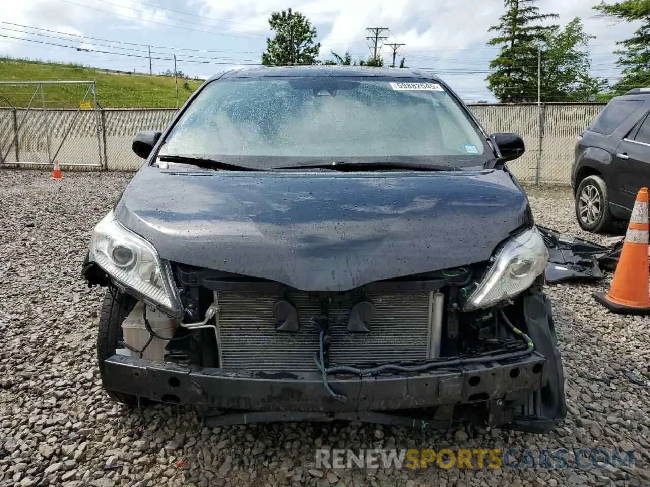 5 Photograph of a damaged car 5TDDZ3DC1KS221250 TOYOTA All Models 2019