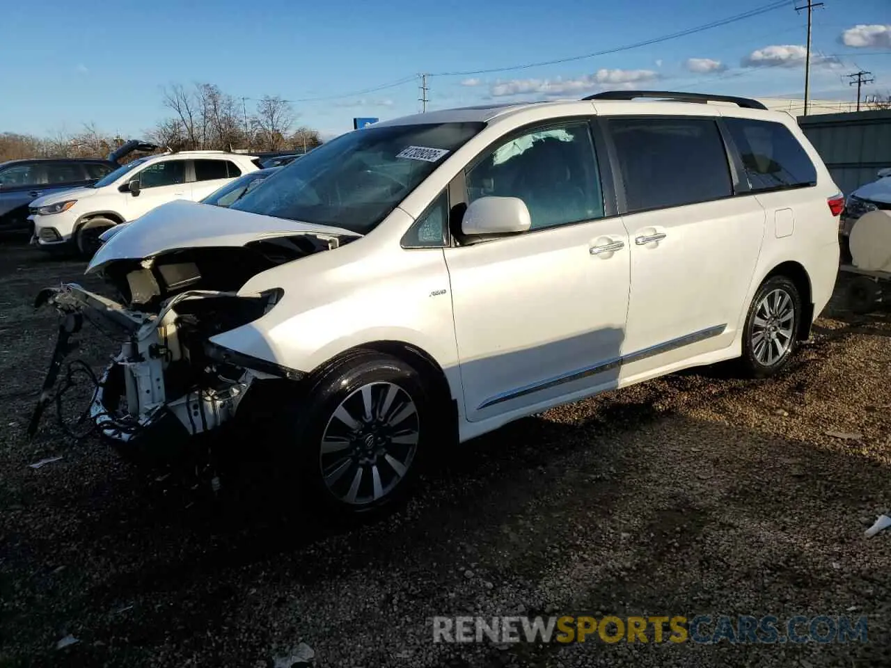 1 Photograph of a damaged car 5TDDZ3DC3KS213358 TOYOTA All Models 2019