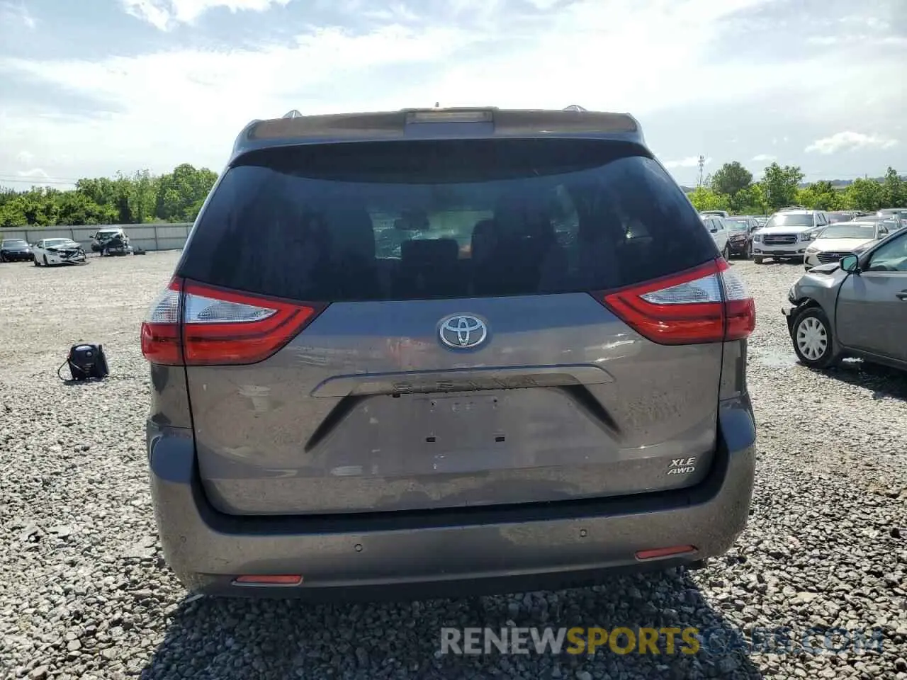6 Photograph of a damaged car 5TDDZ3DC5KS222885 TOYOTA All Models 2019