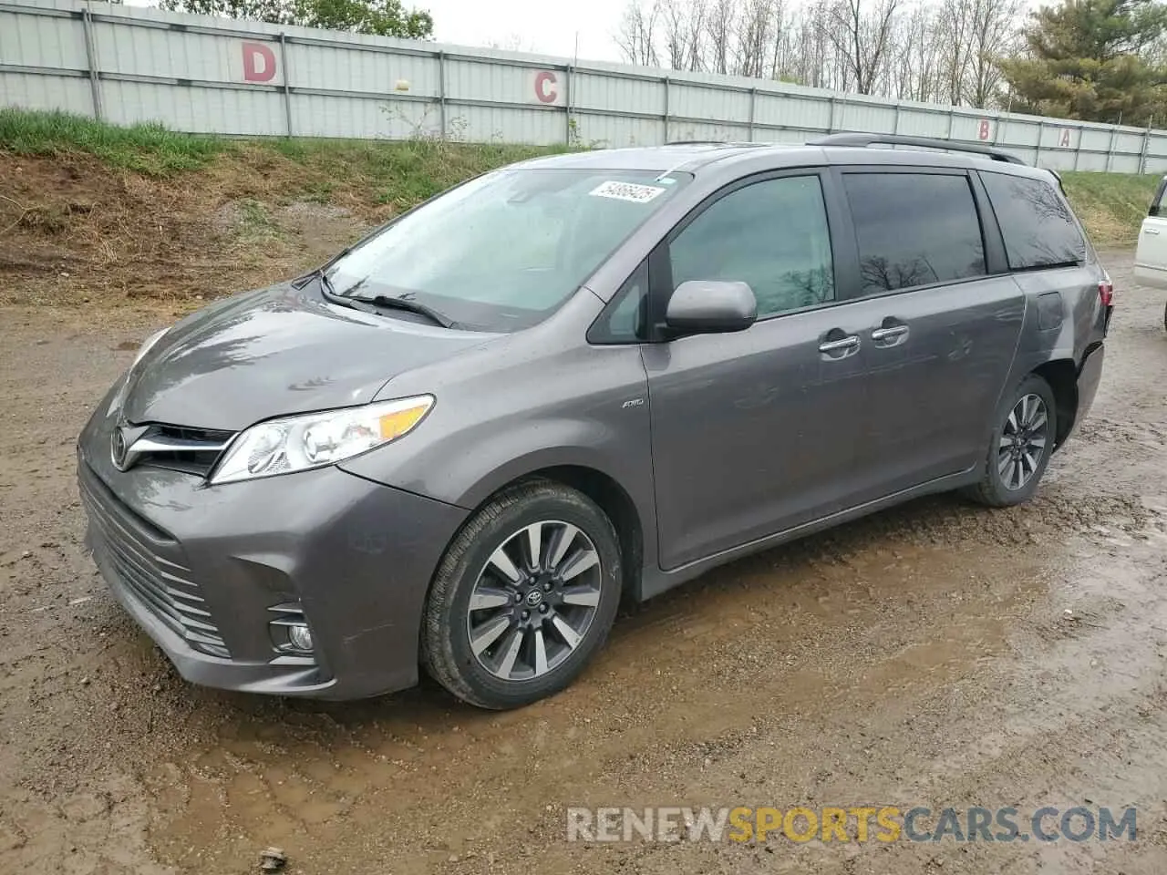 1 Photograph of a damaged car 5TDDZ3DC7KS216084 TOYOTA All Models 2019