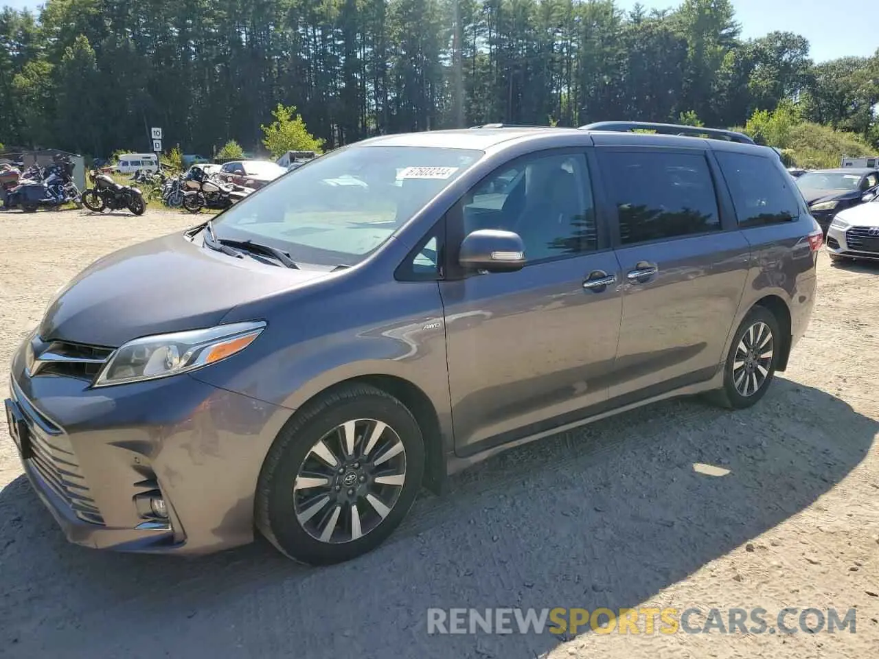 1 Photograph of a damaged car 5TDDZ3DC7KS222628 TOYOTA All Models 2019
