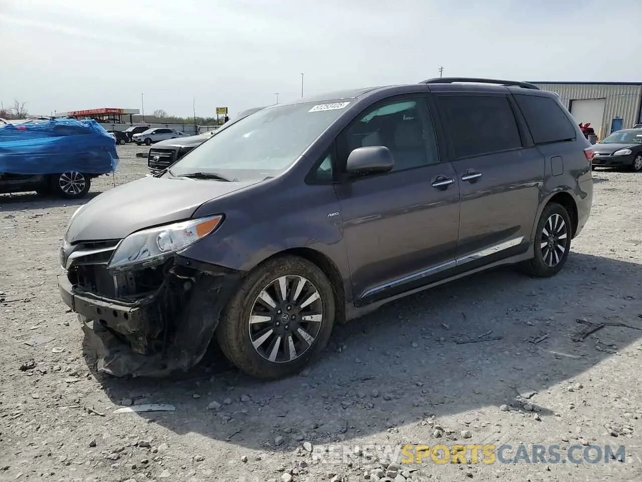 1 Photograph of a damaged car 5TDDZ3DC9KS219911 TOYOTA All Models 2019