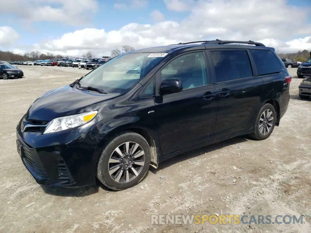 1 Photograph of a damaged car 5TDJZ3DC1KS222837 TOYOTA All Models 2019