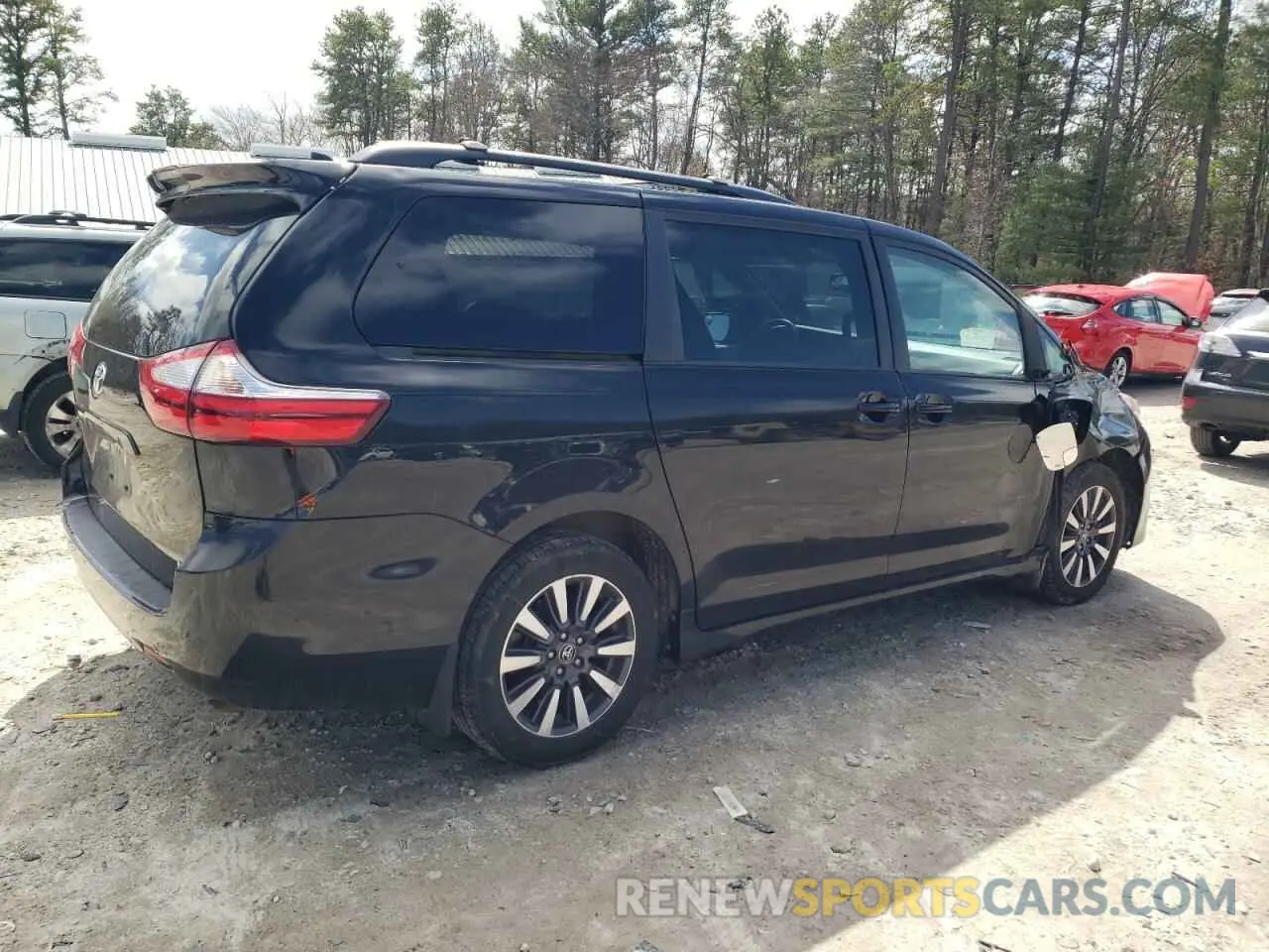 3 Photograph of a damaged car 5TDJZ3DC1KS222837 TOYOTA All Models 2019