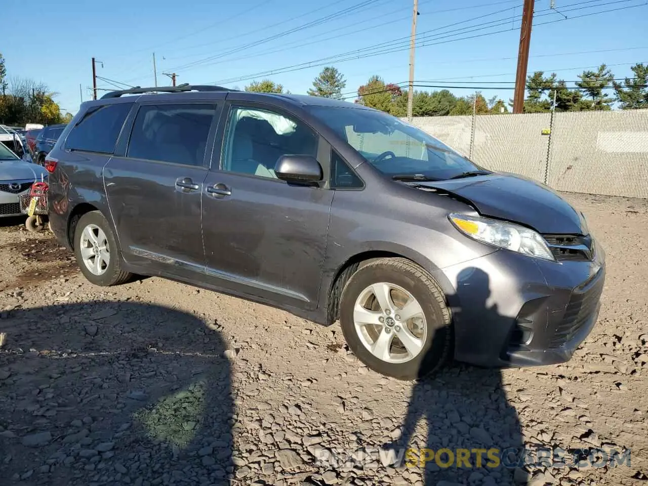 4 Photograph of a damaged car 5TDKZ3DC1KS003557 TOYOTA All Models 2019