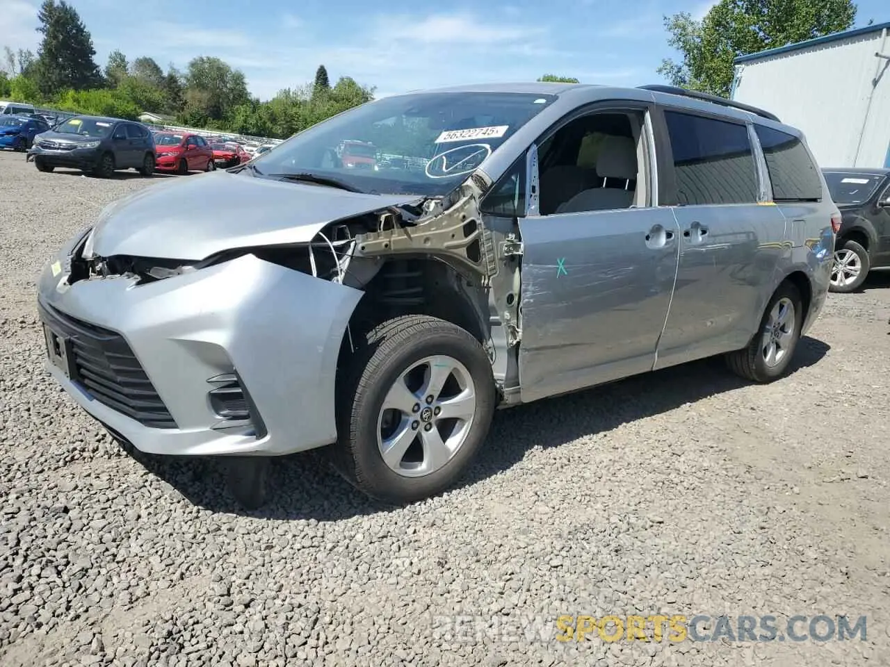 1 Photograph of a damaged car 5TDKZ3DC2KS011179 TOYOTA All Models 2019