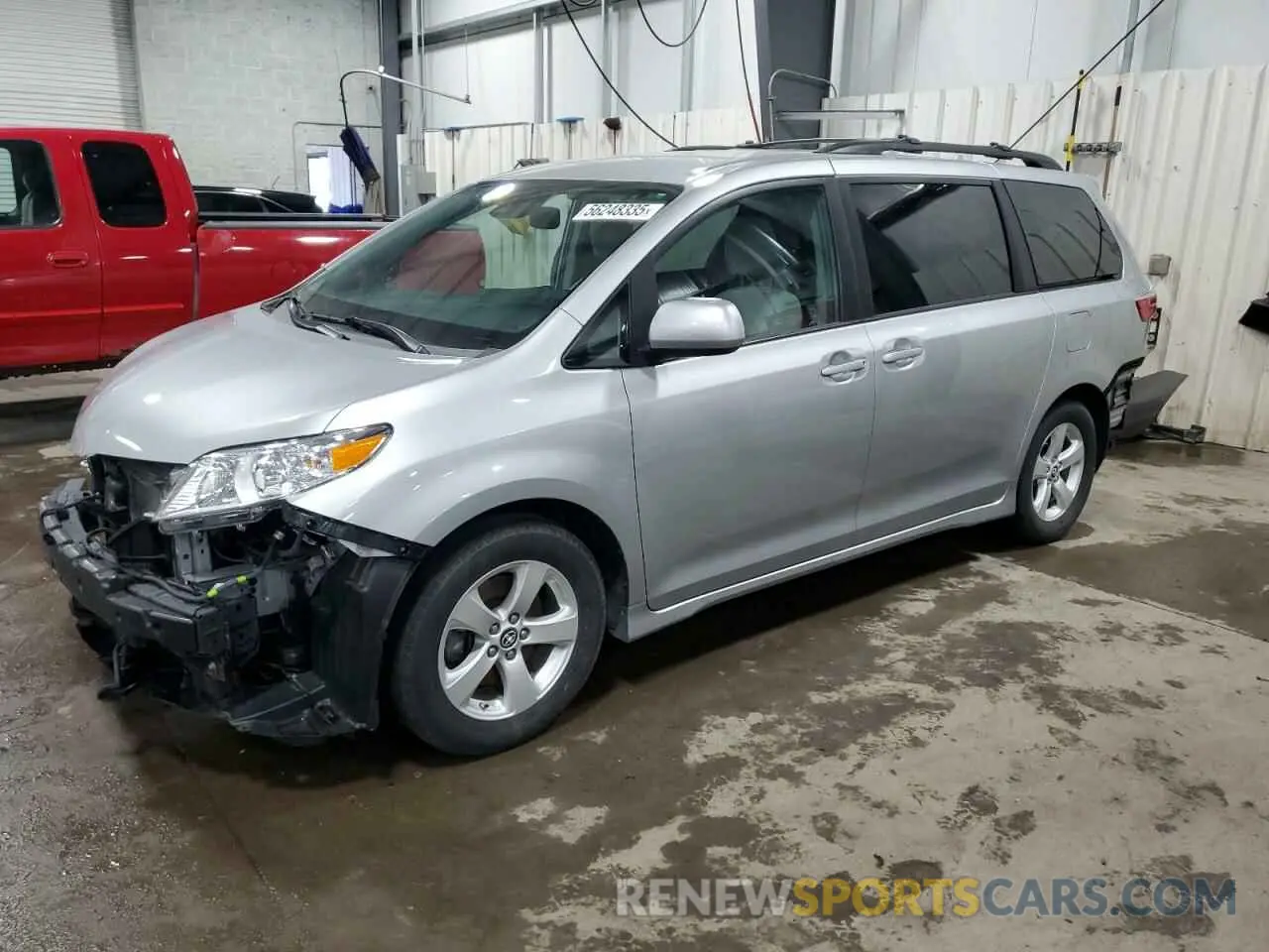 1 Photograph of a damaged car 5TDKZ3DC2KS020187 TOYOTA All Models 2019