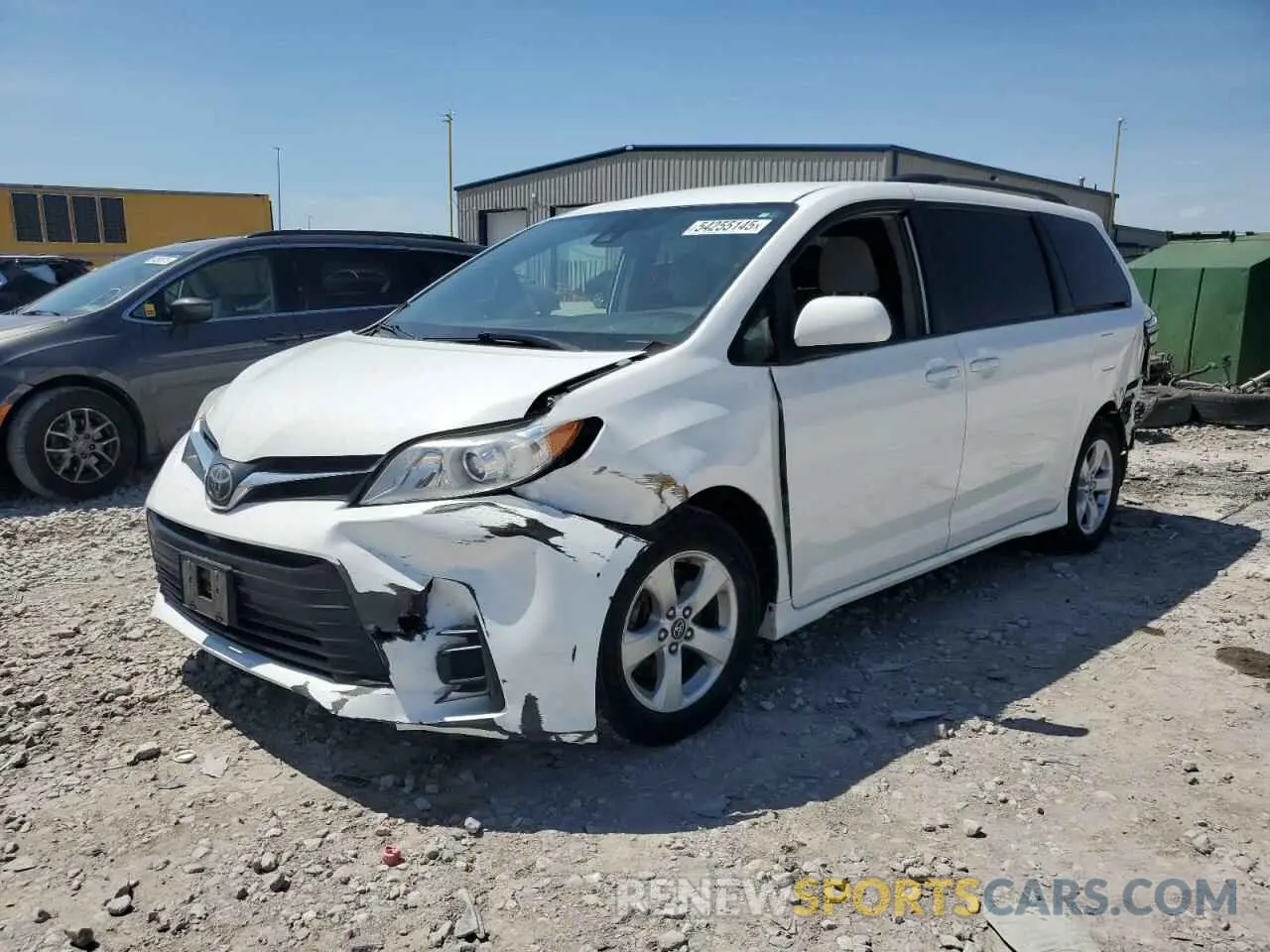 1 Photograph of a damaged car 5TDKZ3DC3KS017900 TOYOTA All Models 2019