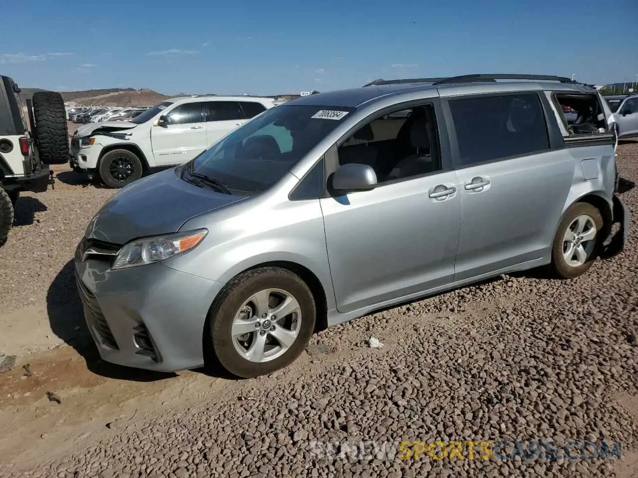 1 Photograph of a damaged car 5TDKZ3DC4KS006579 TOYOTA All Models 2019