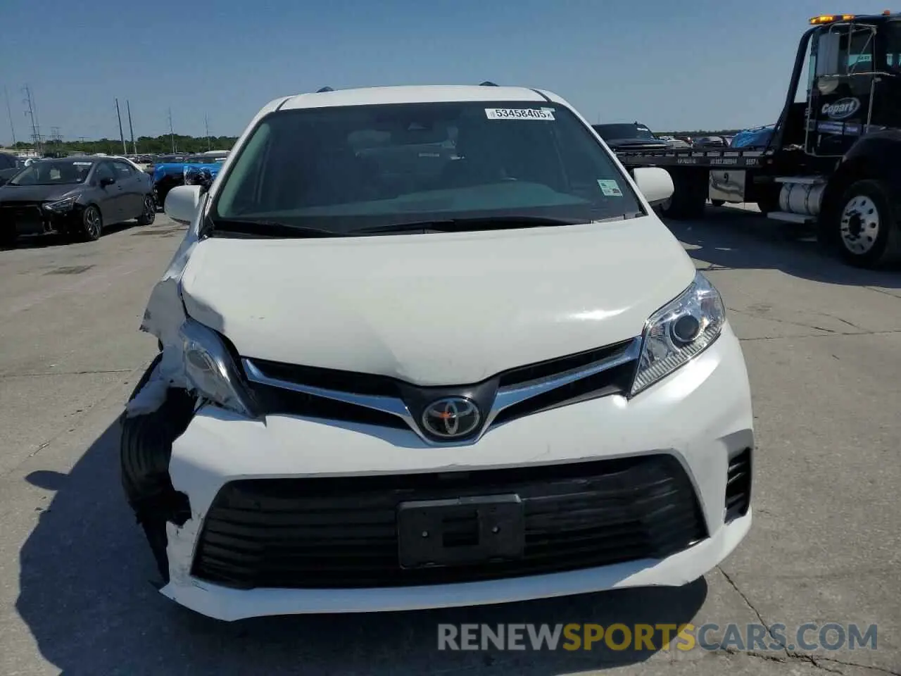 5 Photograph of a damaged car 5TDKZ3DC4KS993734 TOYOTA All Models 2019