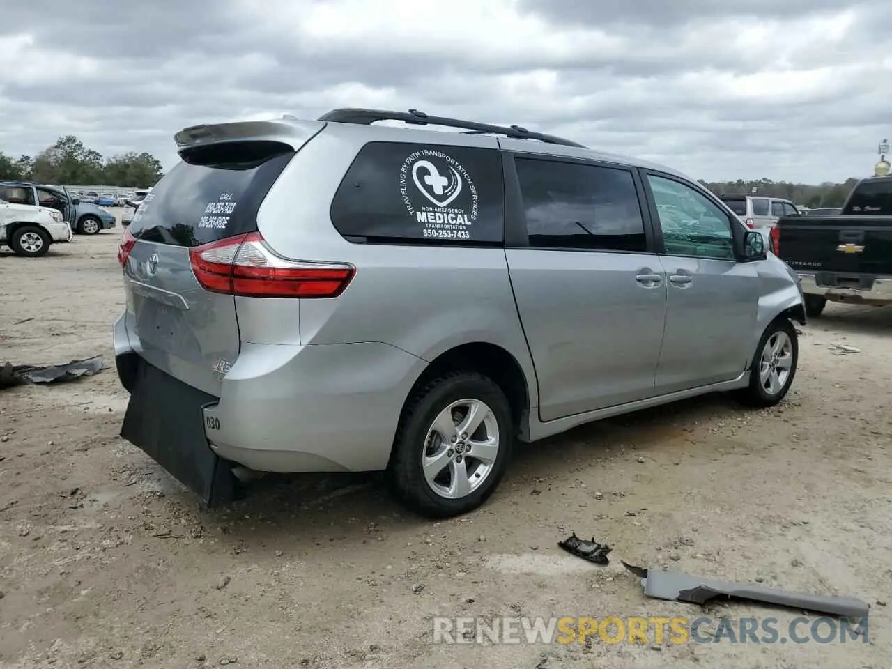 3 Photograph of a damaged car 5TDKZ3DC7KS019908 TOYOTA All Models 2019