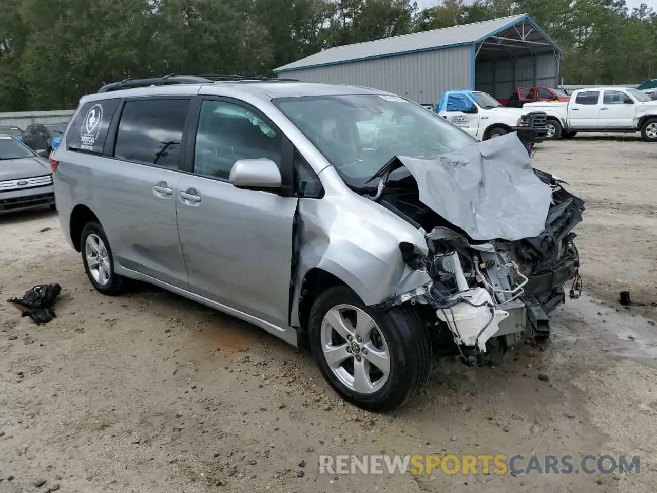 4 Photograph of a damaged car 5TDKZ3DC7KS019908 TOYOTA All Models 2019