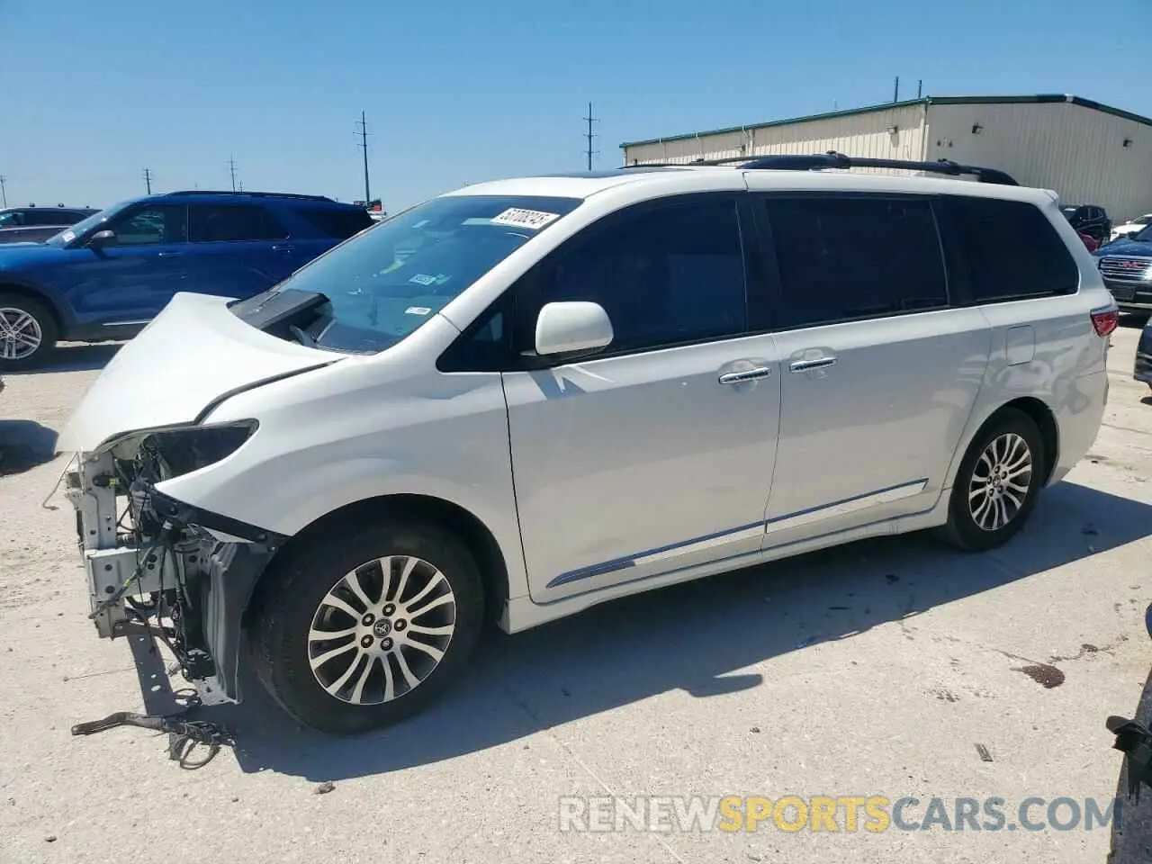 1 Photograph of a damaged car 5TDYZ3DC1KS003150 TOYOTA All Models 2019