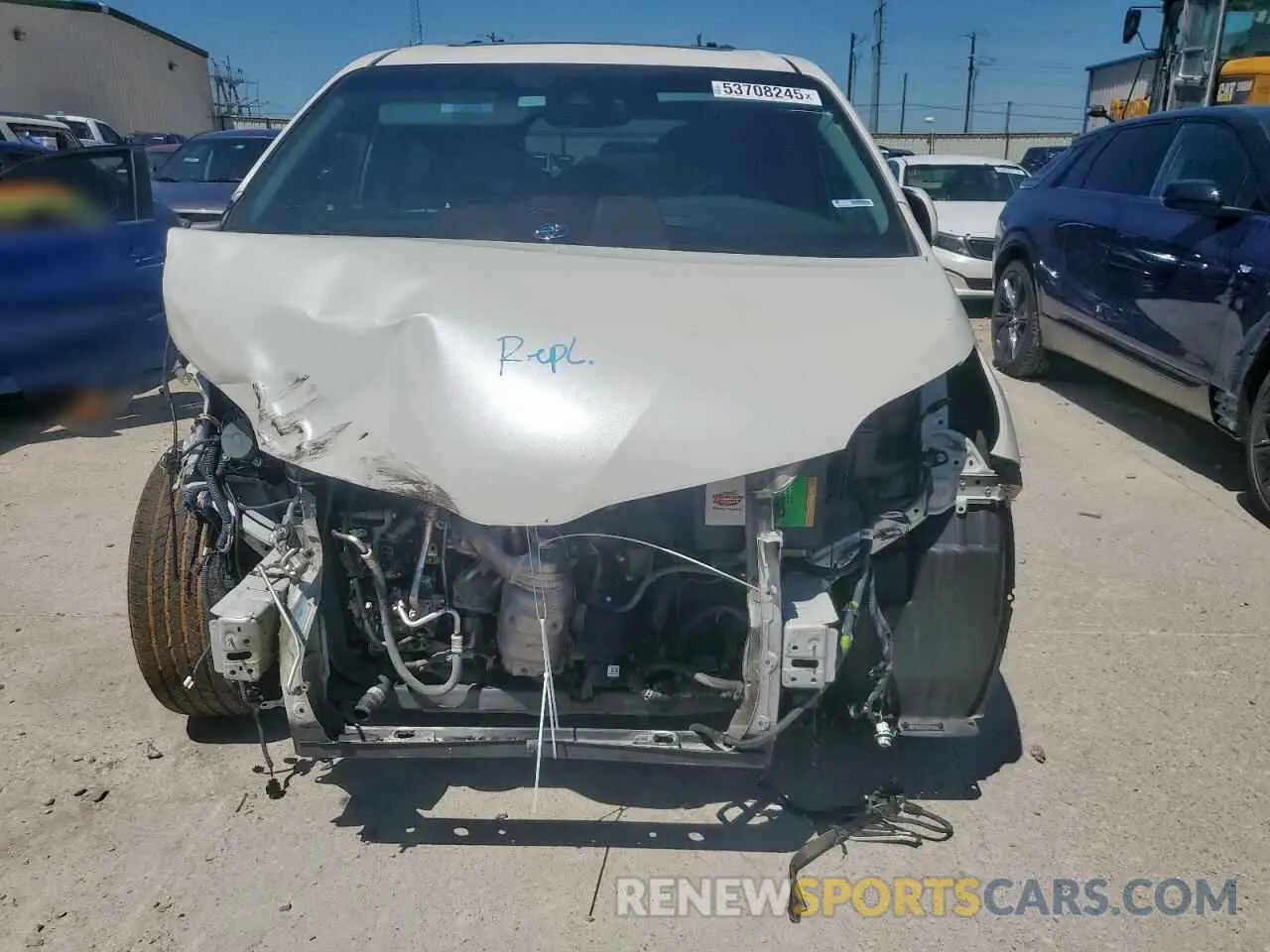 5 Photograph of a damaged car 5TDYZ3DC1KS003150 TOYOTA All Models 2019