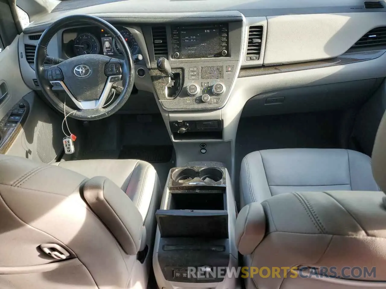 8 Photograph of a damaged car 5TDYZ3DC6KS017299 TOYOTA All Models 2019