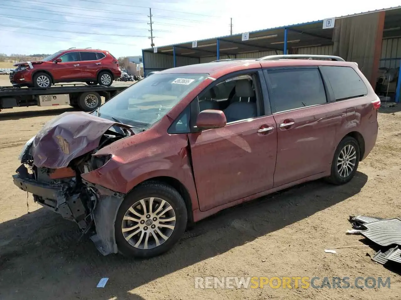 1 Photograph of a damaged car 5TDYZ3DC7KS979403 TOYOTA All Models 2019