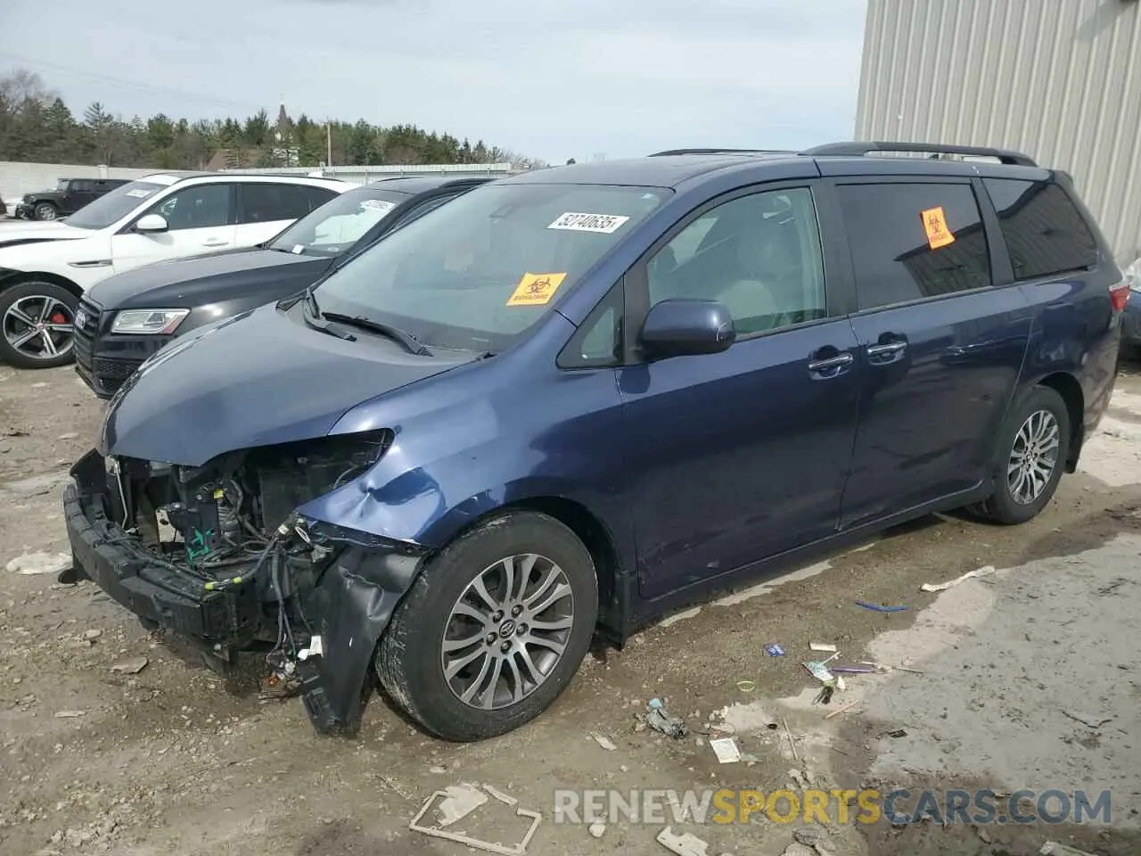 1 Photograph of a damaged car 5TDYZ3DC8KS020902 TOYOTA All Models 2019